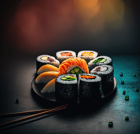 livraison sushis à  sushi canteleu 76380